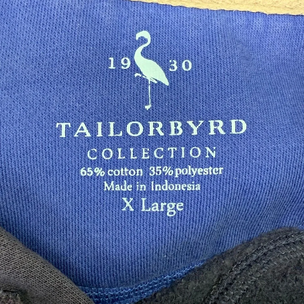 Tailorbyrd Collection Mens XL‎ Blue Hoodie Long Sleeve Pullover